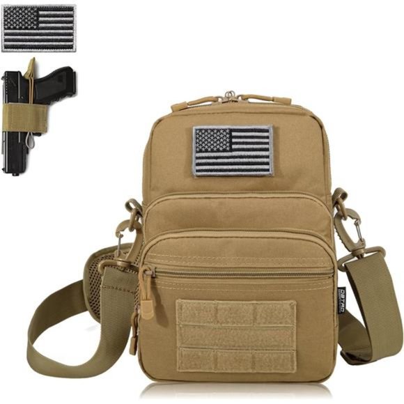 Bags Concealed Gun Pouch Compact Tactical Shoulder Bag Ccw Crossbody